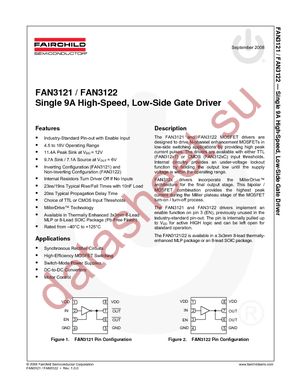 FAN3121CMPX datasheet  